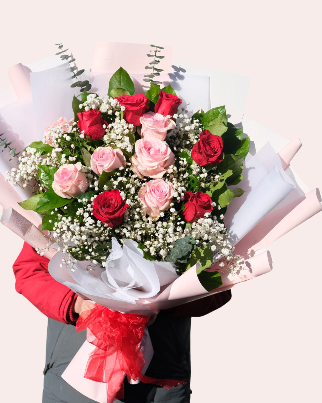 Valentine's Mix Giant Luxury Rose Bouquet